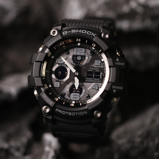 SHOCK小泥王运动防水电波太阳能GWG 100 卡西欧手表男G