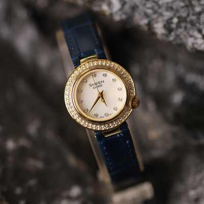 卡西欧SHEEN白贝母女士手表