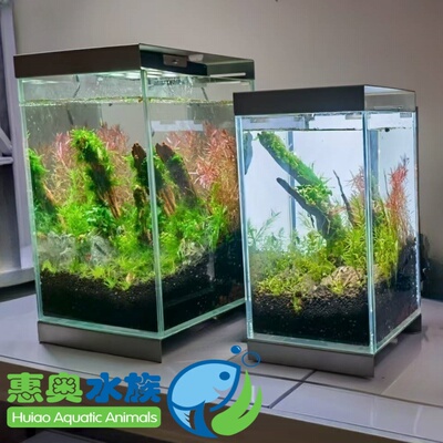 不锈钢桌面鱼缸架子盖子微缸抬高架ada款mini na 200草缸配磁吸灯
