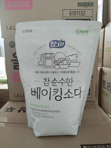 箱起另询韩国进口CJ lion/狮王小苏打清洁粉清洗果蔬厨具去污2kg