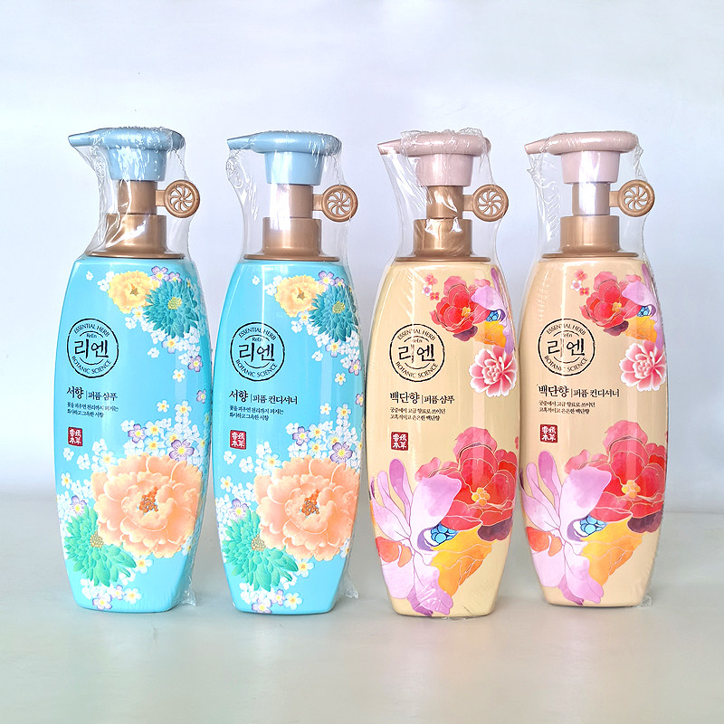 韩国进口LG睿嫣白檀香瑞香洗发水护发素控油清爽滋养柔顺500ml