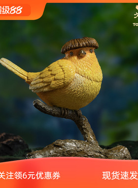 铜师傅《锅盖头鸟》客厅桌面铜鸟摆件 家居装饰工艺品 萌趣礼品