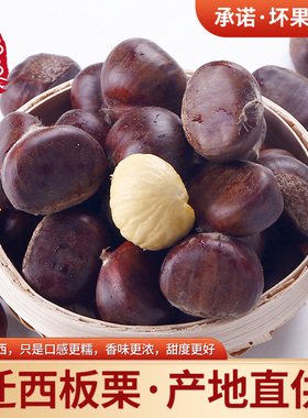 2025年新鲜下树河北迁西板栗3113生板栗皮薄更甜糯野生栗子5斤