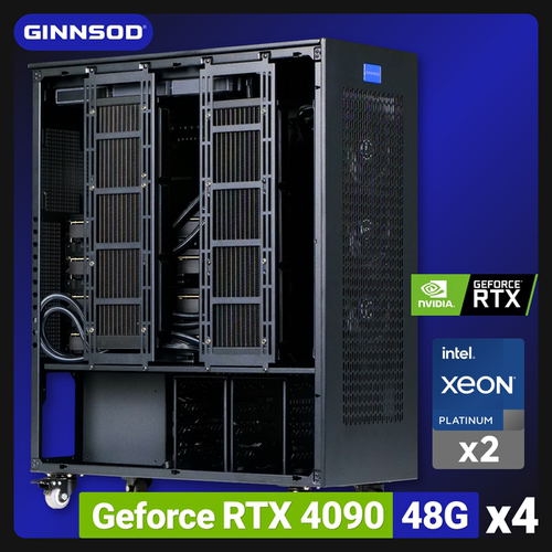 双U四卡4090-48G水冷超静音主机