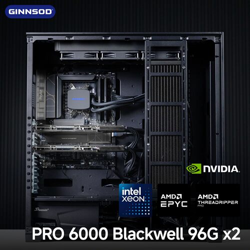 双显卡PRO6000水冷版超静音主机