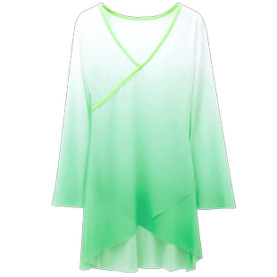 儿童舞蹈服女秋冬古典纱衣女孩跳舞上衣少儿民族中国舞古筝演出服