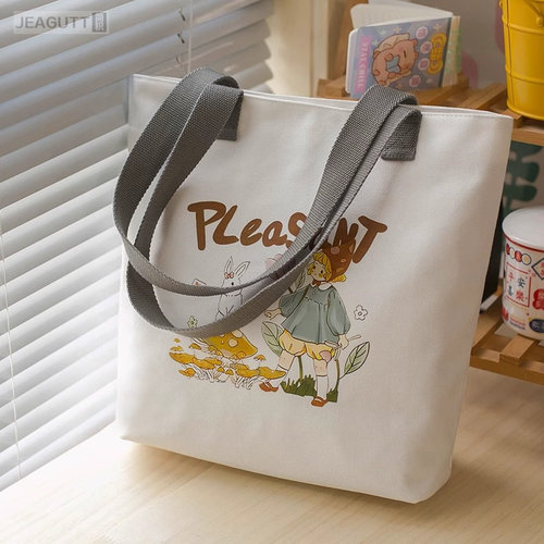 2025新款单肩拉链手提袋