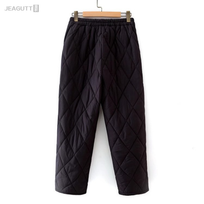 中老年妈妈冬季羽绒裤大码宽松