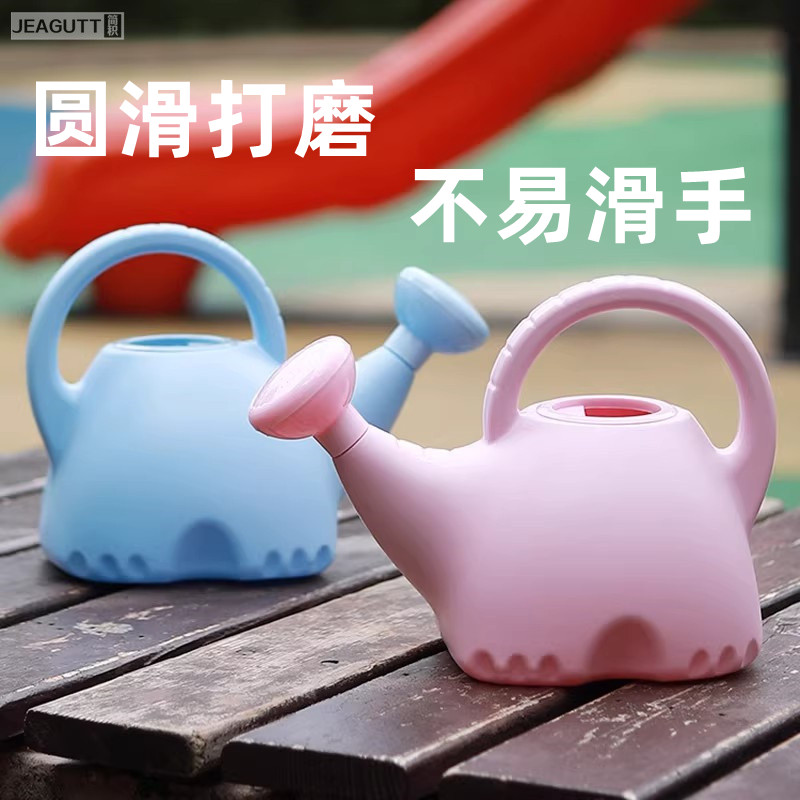 加厚塑胶浇花壶大容量家用浇水壶园艺长嘴淋花壶儿童水壶不划手