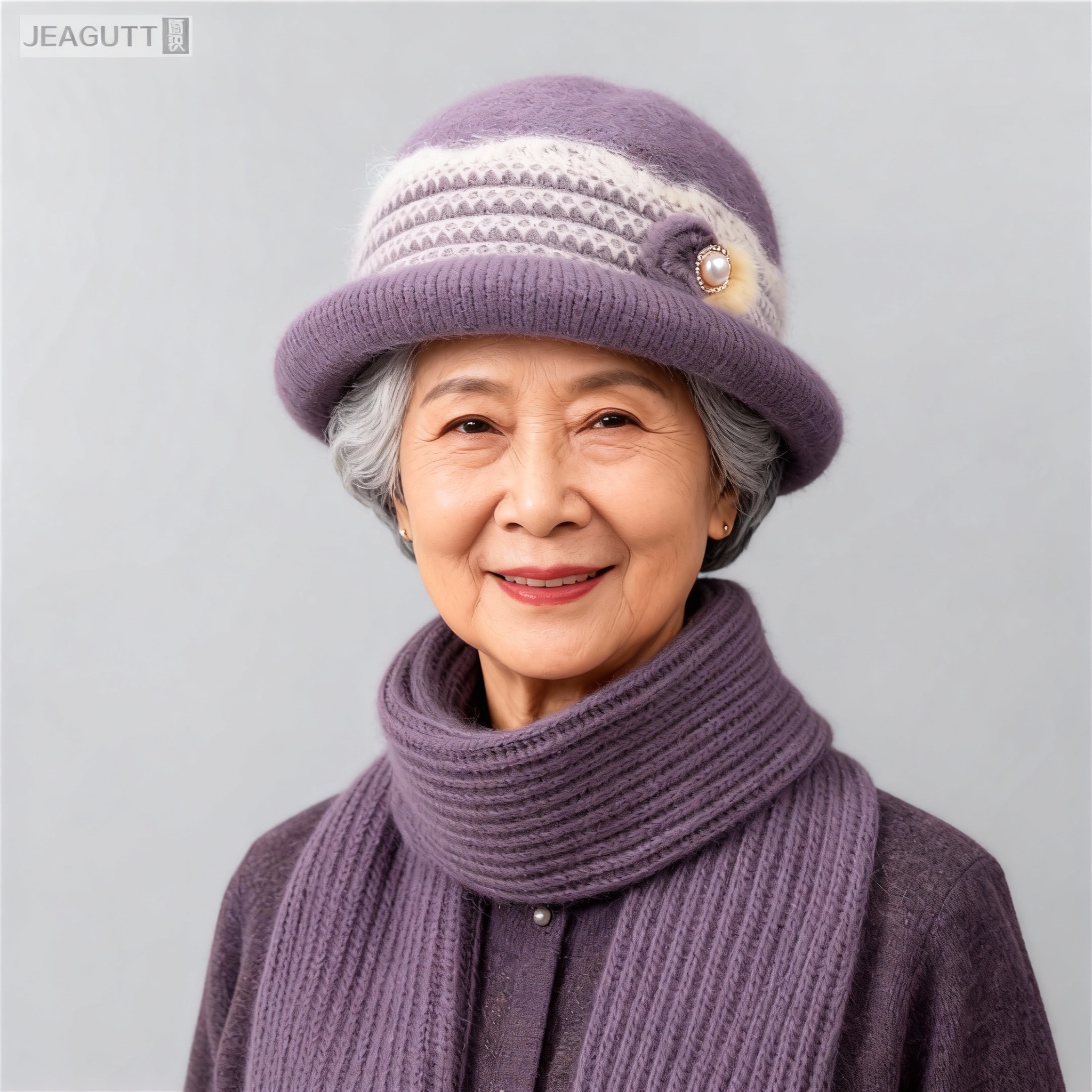 中老年人帽子女冬季新款妈妈