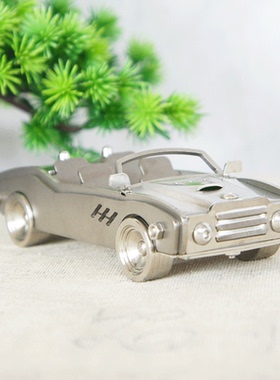 创意复古金属质感跑车模型摆件
