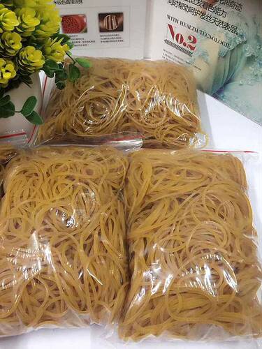 美发店烫发皮套皮筋冷烫热烫专用耐热耐高温皮筋杠子