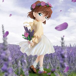 回眸花环—灰原哀(全涂装)灰原哀手捧花环名侦探柯南GK手办模型