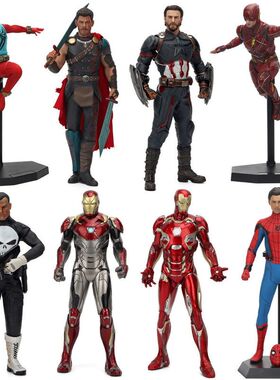 Team of Prototyping改造队闪电侠惊奇队长雕像MK45钢铁侠雷神惩