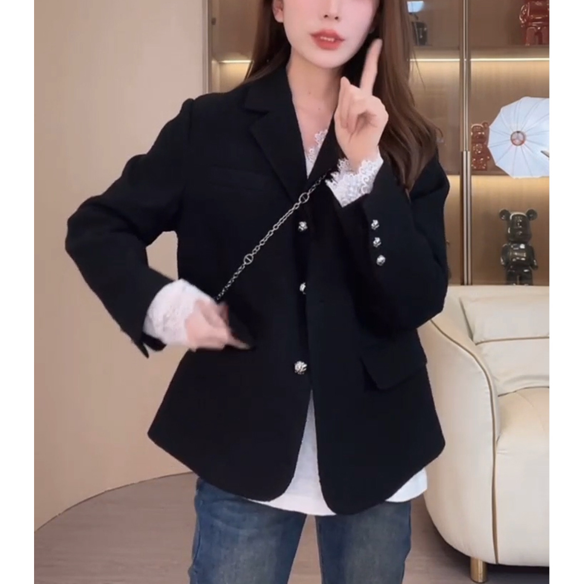 萱易展精纺澳毛手工挺阔西装