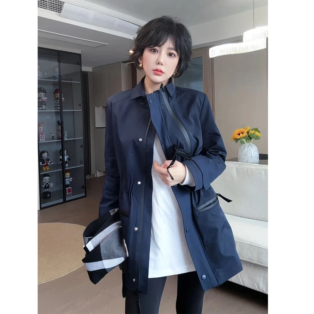 2026新款女收腰冲锋衣外套登山