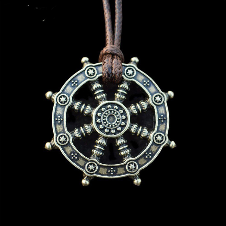 dharma 生命之轮 wheel of life samsara 轮回 护身符吊坠