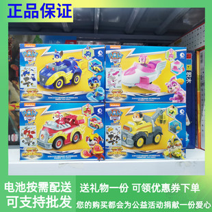 汪汪队立大功威力狗超能队阿奇毛毛小砾天天拼插益智积木玩具套装