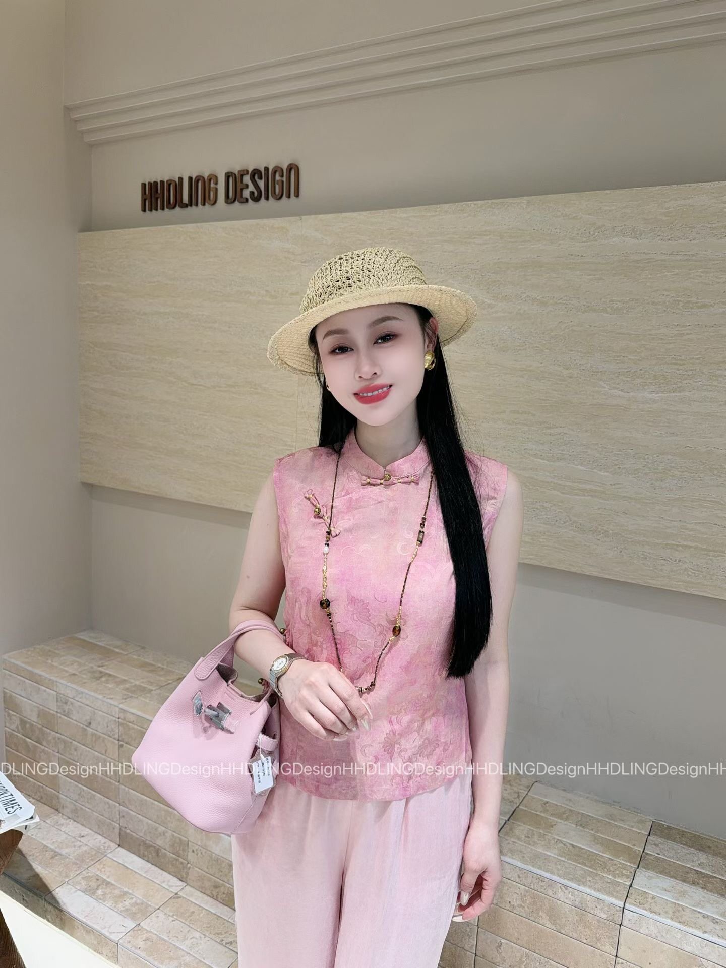 2026夏季新韩版时尚百搭显瘦女潮立领无袖时尚新中式马甲背心女