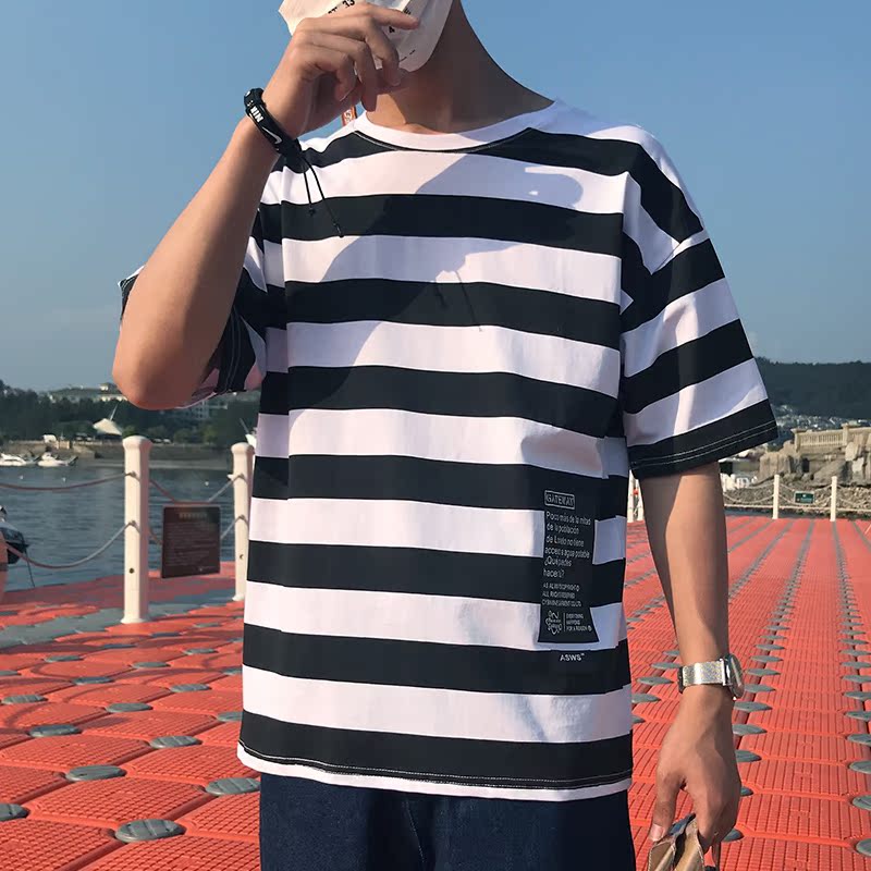 夏装短袖t恤男士圆领打底衫韩版修身男装潮流上衣体恤YRT026-P35