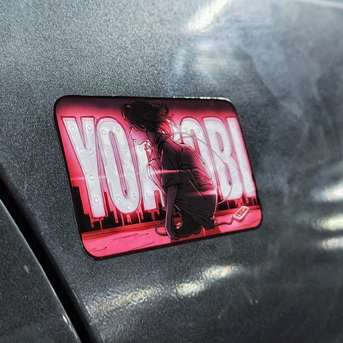 YOASOBI 夜游贴纸周边防水车贴 吉他手机电脑笔记本贝斯装饰乐队