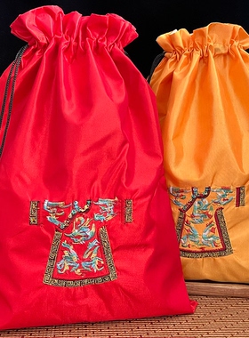 中国风刺绣特大号喜袋收纳鞋袋衣服年会礼品包装袋首饰袋锦囊布袋
