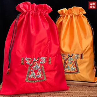中国风刺绣特大号喜袋收纳鞋袋衣服年会礼品包装袋首饰袋锦囊布袋