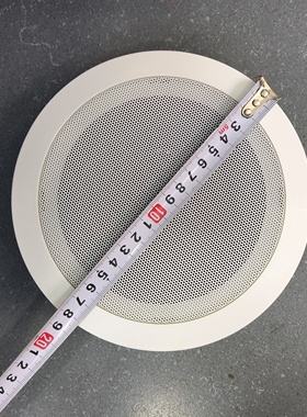 黑色白色天花板音响吸顶喇叭嵌入开孔14-15CM外径178mm3-6W70-100