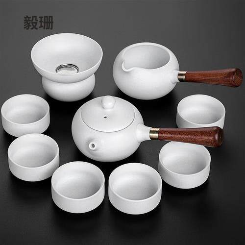 毅珊 羊脂玉白瓷功夫茶具套装家用中式泡茶盖碗茶杯办公侧把茶壶怎么样,好用不?