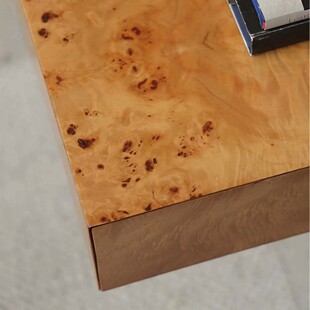 意大利中古典藏系列边几天然树瘤皮肌理床头柜客厅角几