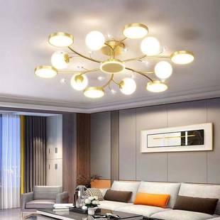 客厅主灯吸顶灯网红创意led餐厅灯小红书吊灯卧室灯魔豆灯智能