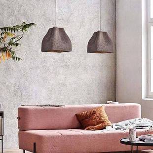 日式 侘寂风吊灯餐厅客厅吧台设计师吧台样板间原创设计奶油风灯具