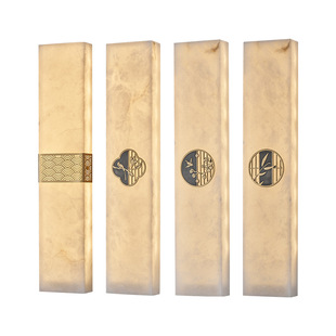 全屋壁灯全铜云石别墅庭院户外防水壁灯客厅沙发背景墙过道灯具