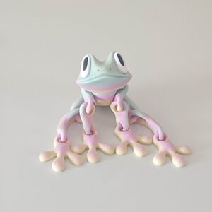 青蛙3D打印冰箱贴磁吸关节可模型