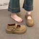 松糕厚底勃肯玛丽珍鞋 女2026新款 配裙子单鞋 春季 小皮鞋 0127z