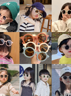 日本儿童墨镜 2024年防紫外线宝宝太阳镜男女宝婴儿眼镜潮时尚新