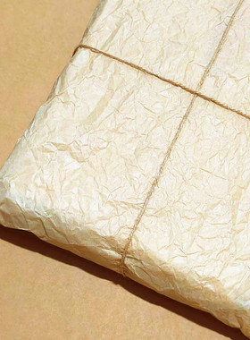 超薄大张70*95cm包礼物牛皮纸礼品纸包装纸褶皱缓冲纸送麻绳