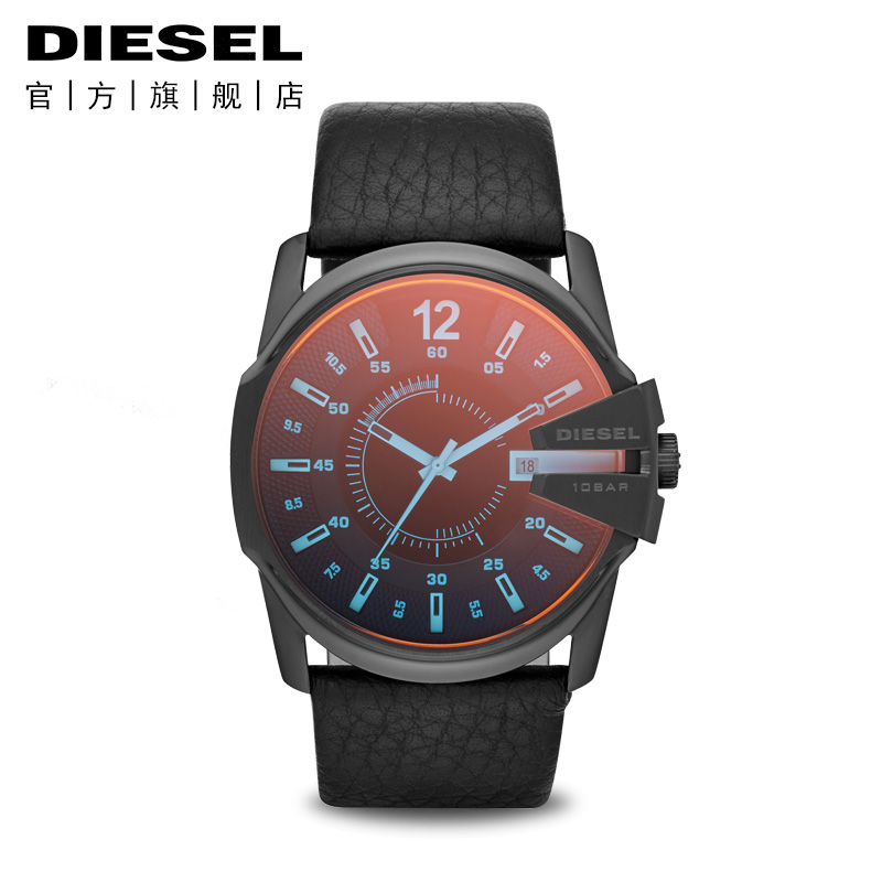 Diesel/µÏÈüÊÖ±íÄÐʯӢÍó±íʱÉг±Á÷ÕýÆ·ºìÀ¶Æ«¹âƤ´ø±íDZ1657