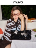 Мува. Hard Candy Bag Мотоциклетная сумка Высококачественная масляная восковая женская сумка из натуральной кожи подмышками Оригинальная французская сумка на плечо 2026 Новый продукт