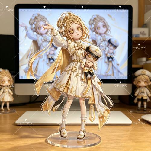 第五人格MRC冠军系列周边自制红夫人小女孩白金礼服亚克力摆件