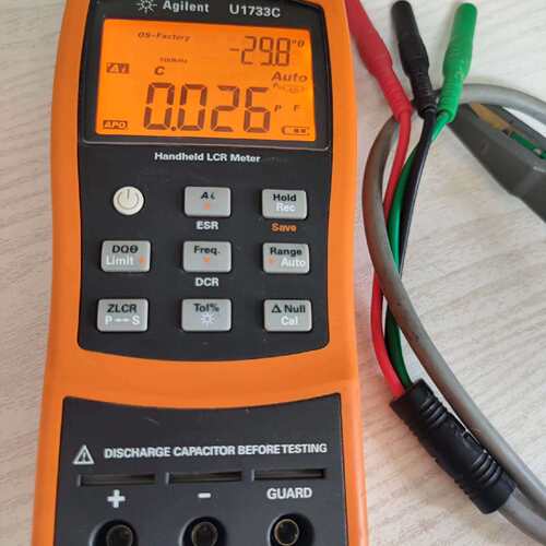 议价agilent lcr 100kHz电桥 U1733C，配夹