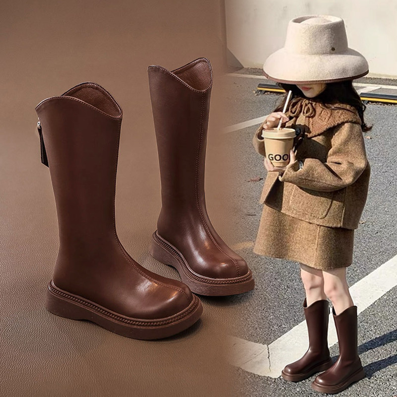 女童靴子儿童马丁靴2025秋冬女孩二棉长筒靴宝宝高筒靴保暖棉靴潮,童鞋/婴儿鞋/亲子鞋,皮靴,淘宝优惠券,粉丝福利购,淘宝优惠卷