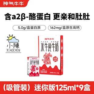 神气水牛 升级版 水牛纯牛奶精选尼里拉菲水牛 优质喂养 香浓醇厚
