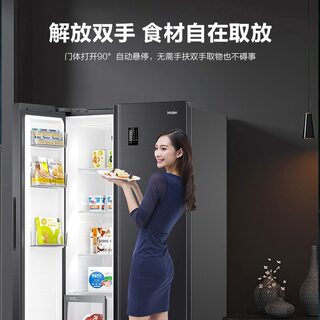 Haier/海尔 BCD-617WGHSSE5S9一级变频风冷无霜家用对开双门冰箱