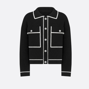 fei25秋冬亲子小香风外套儿童羊绒混纺针织开衫中大童半裙套装