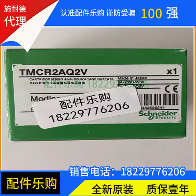 施耐德TMCR2AQ2V模拟量扩展板/模拟输出卡槽全新原装正品现货