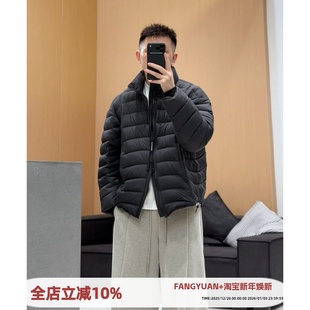 无胆穿刺羽绒外套龟背潮 新款 轻量舒适绗缝排骨羽绒服男士 2025冬季