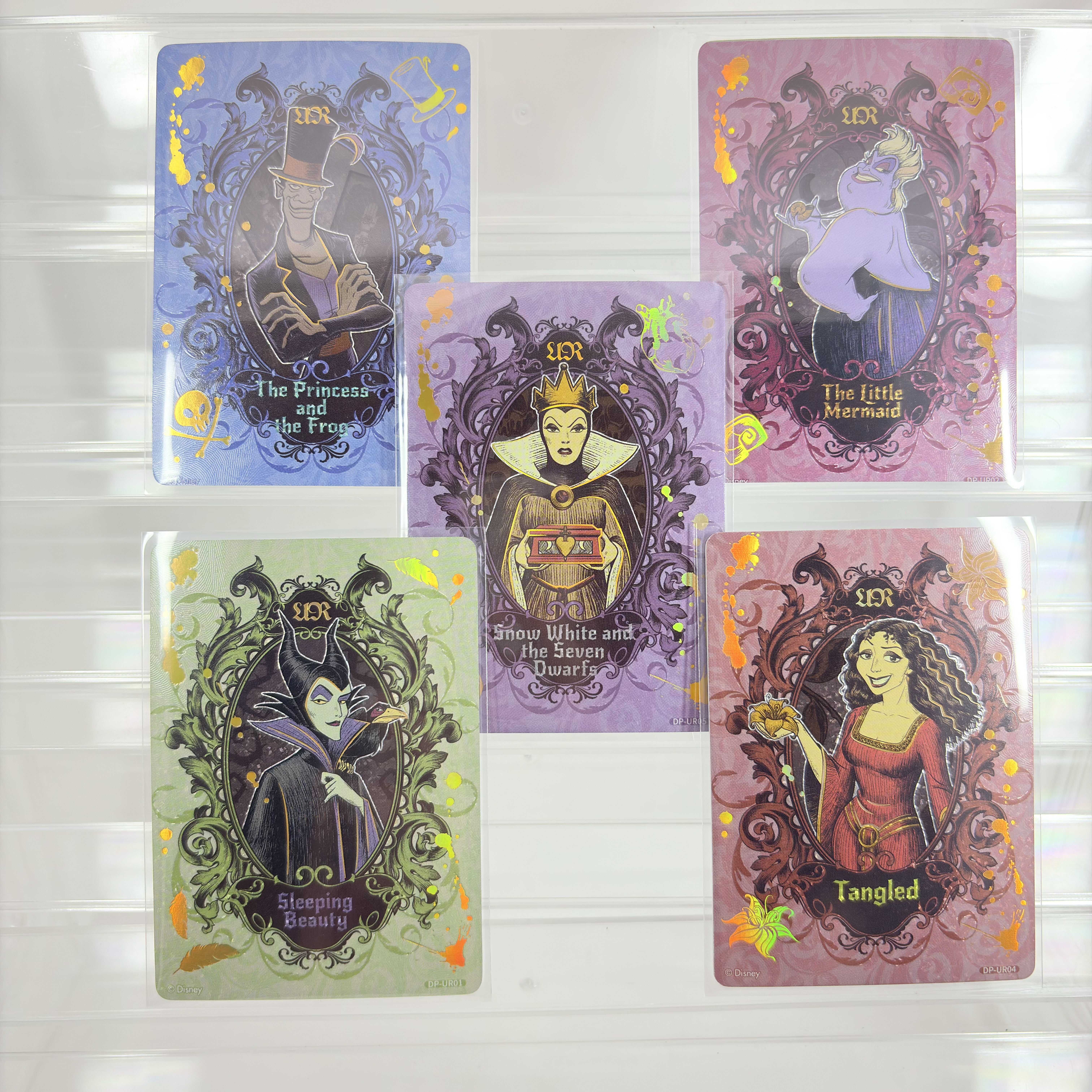 集卡社迪士尼Disney魔法童话UR卡CR卡反派联盟卡收藏卡牌卡片自选