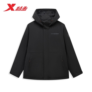 专柜同款特步火烬薪传薄棉服男士秋冬季户外保暖外套976429170151