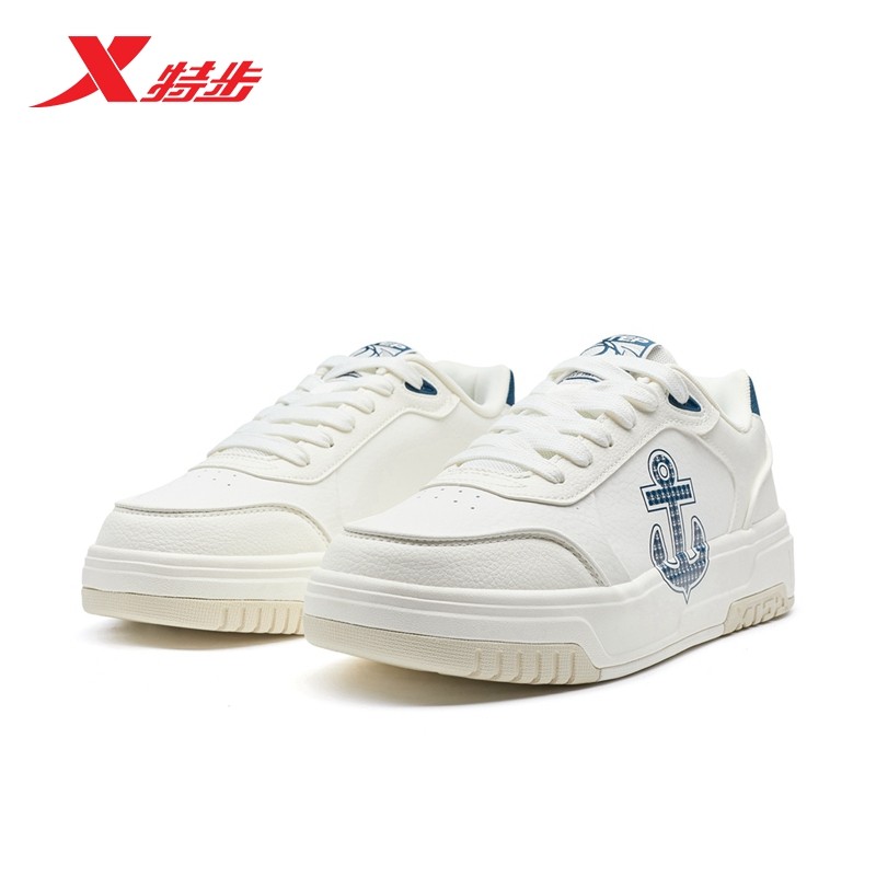 特步男鞋板鞋千层鞋运动鞋2025春季新款休闲小白鞋975119310050,运动鞋new,板鞋,淘宝优惠券,粉丝福利购,淘宝优惠卷
